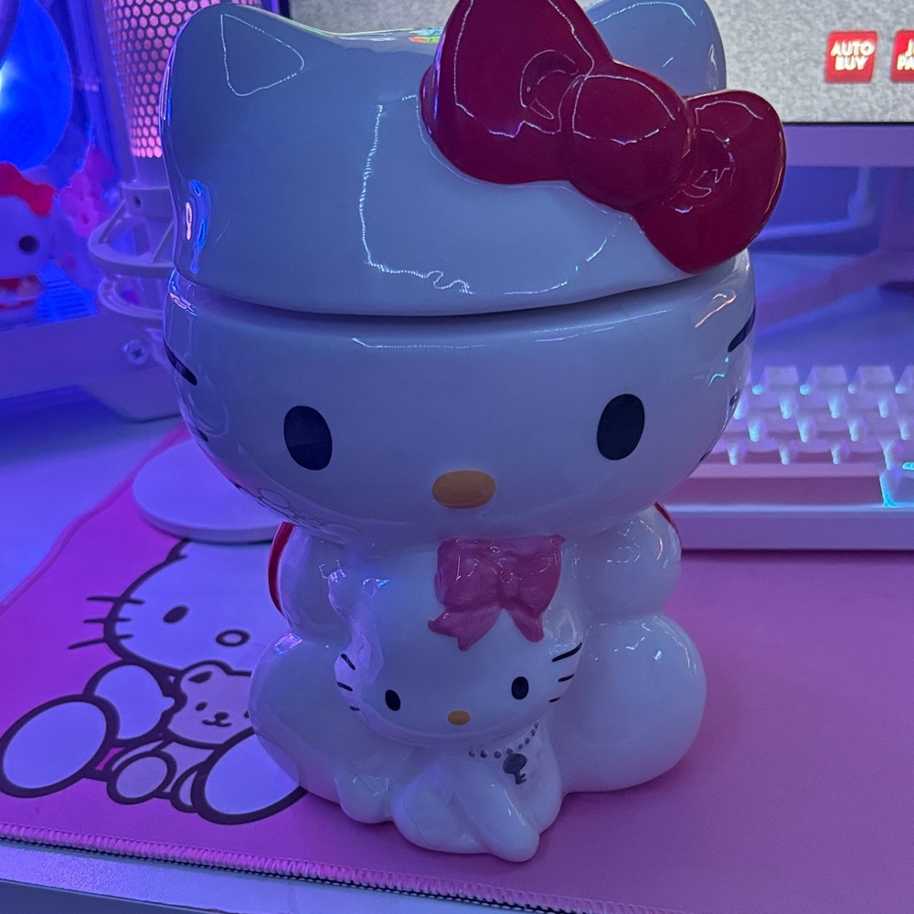Hello Kitty Ceramic Cookie Jar